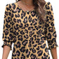 Dames Casual Blouse met Driekwartmouwen