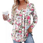 Tuniek met Bloemenprint en Plooitjes voor Dames