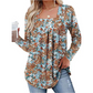 Tuniek met Bloemenprint en Plooitjes voor Dames