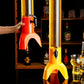 Bierdispenser met driepotig onderste rek
