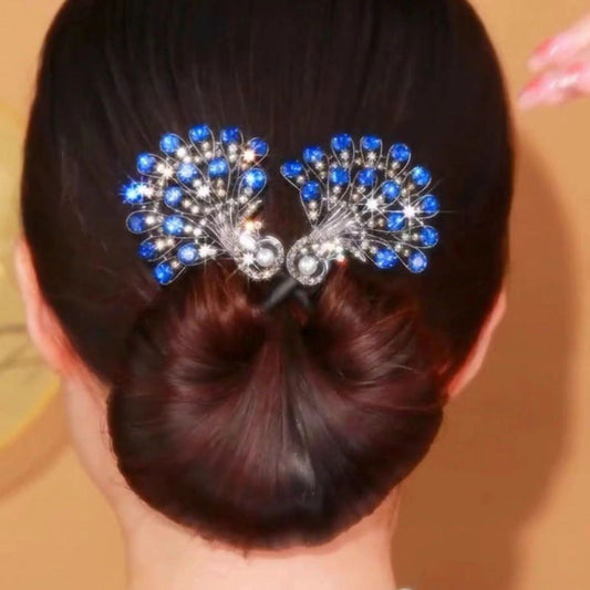 🔥Koop 1 krijg 1 gratis🔥Fashion Vintage Pauw Haaraccessoires