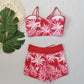 🔥50K+ VERKOCHT 50% KORTING🏖️Hoge taille tweedelig badpak boxershort sneldrogend mengstof