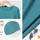 Dames Casual Blouses met 3/4 Mouwen en Gesmokte Manchetten
