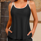 Dames Casual 2-Delige Badkleding Set: Tankini Top & Shorts