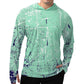 Heren outdoor UV-shirt met capuchon voor hoge prestaties