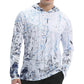 Heren outdoor UV-shirt met capuchon voor hoge prestaties