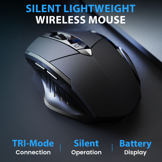 Tri-Mode Stille Lichtgewicht Draadloze Muis
