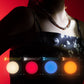 Fotografie sfeerverlichting vierkleuren zaklamp set