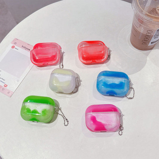 Lichtgevende drijfzand oordopjes hoes voor AirPods-serie