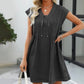 Denim jurk met V-Hals voor dames