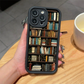 Zacht TPU-telefoonhoesje met bibliotheekpatroon