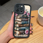 Zacht TPU-telefoonhoesje met bibliotheekpatroon