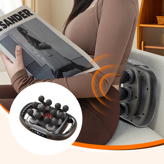 Multifunctioneel Automatisch Spiermassageapparaat met 12 Massagekoppen