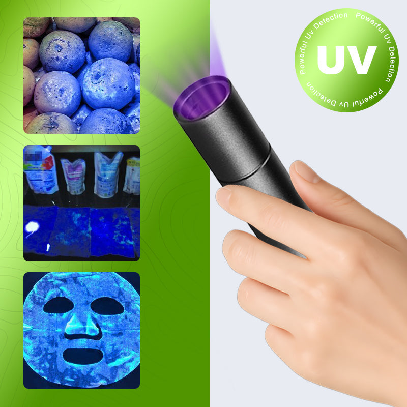 Lampe de poche UV pour vérifier les légumes | Équipement de sécurité alimentaire – Lumière de test UV pour la viande, les parents, les voyageurs, les restaurants, les hôtels, la cuisine, les Lampe de poche UV pour vérifier les légumes | Équipement de sécurité alimentaire – Lumière de test UV pour la viande, les parents, les voyageurs, les restaurants, les hôtels, la cuisine, les