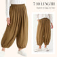 Losse lantaarnbroek met hoge taille