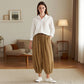 Losse lantaarnbroek met hoge taille