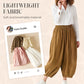 Losse lantaarnbroek met hoge taille
