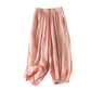 Losse lantaarnbroek met hoge taille