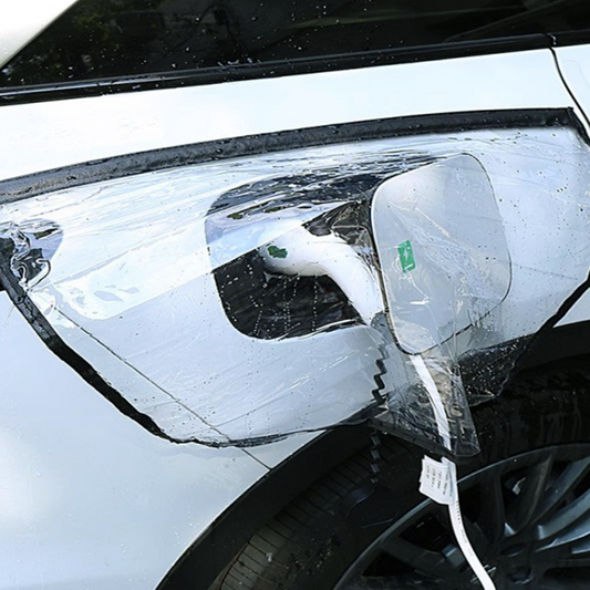 🚗💦【Nieuw】 Magnetische waterdichte oplaadpoorthoes voor elektrische auto's – Bescherm je auto tegen regen! ☔