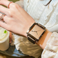 Dames Vintage Luxe Vierkante Horloge