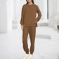 ✨Uitverkoop 50% Korting✨Tweedelige set van een comfortabele sweater en broek voor dames👚👖