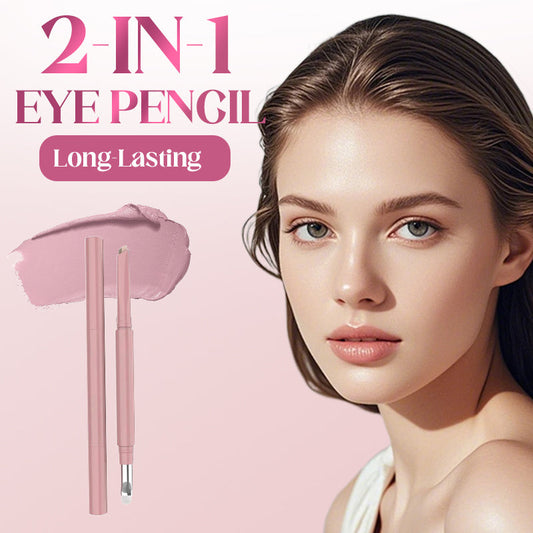2-in-1 Langdurig Oogpotlood