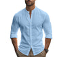 Heren casual tweedelig linnen set: top en shorts