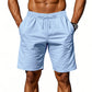 Heren casual tweedelig linnen set: top en shorts