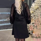 Glinsterende patchworkjurk met pailletten voor dames