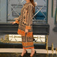 Elegante tweedelige set met print voor dames