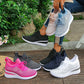 Ademende sneakers van mesh met strass-versiering