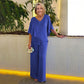 Plus Size Dubbellaagse 2-Delige Set