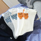 Schattige halfhoge sokken met kattenprint