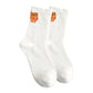 Schattige halfhoge sokken met kattenprint