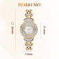 Elegante Dames Quartz Horloge