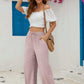 Effen Kleur Casual Broek met Trekkoord