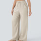 Effen Kleur Casual Broek met Trekkoord