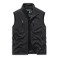 Oversized mouwloos gilet met zakken voor heren