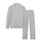 🌟Autumn Hot Sale🎉Men’s Waffle Knit Sweatshirt & Straight-Leg Pants Set