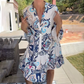 Women's Elegant Printed Loose Flowy Dresses
