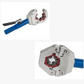 Draagbare hydraulische slangkrimpset