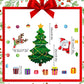 Charmante kerstmagneten