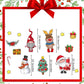 Charmante kerstmagneten