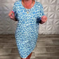 Dames Zachte Casual Jurk met Stippen
