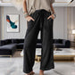 Dames wijde-pijpen broek met elastische taille