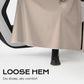 Unisex Oversized Regenponcho met Capuchon voor Elektrische Fiets