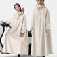 Unisex Oversized Regenponcho met Capuchon voor Elektrische Fiets