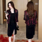 Dames Bloemenprint Chiffon Blouse