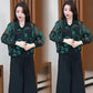 Dames Bloemenprint Chiffon Blouse