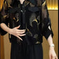 Dames Bloemenprint Chiffon Blouse
